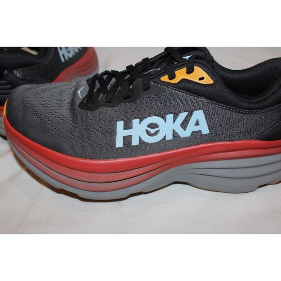 Hoka One One Bondi 8 Running Shoes Men’s 9.5D Multicolor Tie Dye Hoka Rainbow | eBay main image 3